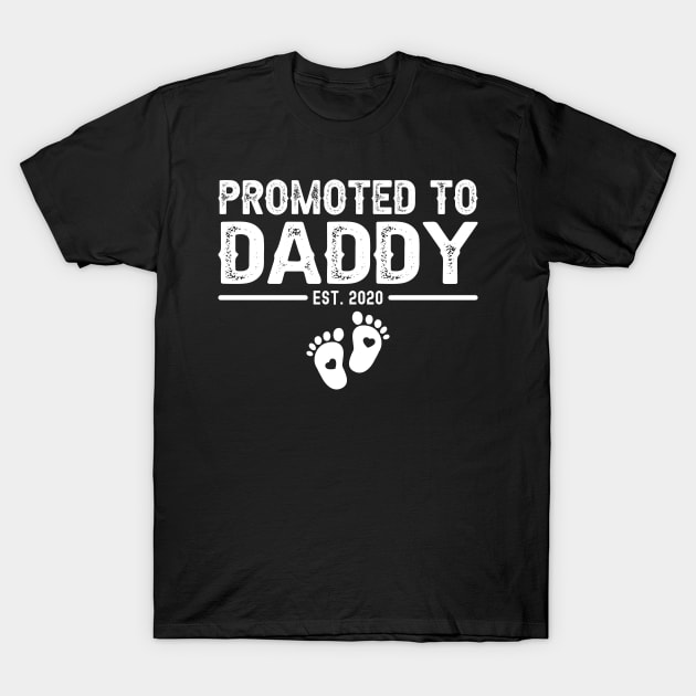 promoted to daddy est 2020 T-Shirt by DragonTees